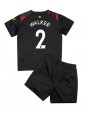 Manchester City Kyle Walker #2 Auswärts Trikotsatz für Kinder 2022-23 Kurzarm (+ Kurze Hosen)